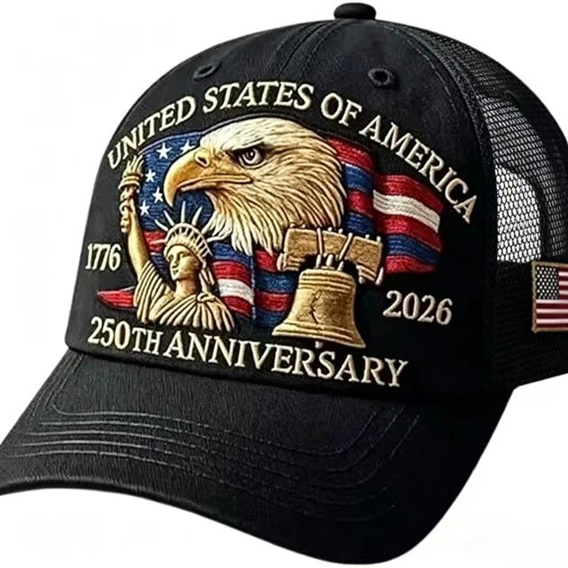 Baseball Cap United States 250th Anniversary Hat Suitable for Multiple Occasion
