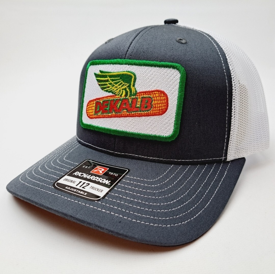 Dekalb Flying Corn Patch Richardson 112 Trucker Cap Hat Mesh Snapback Multicolor