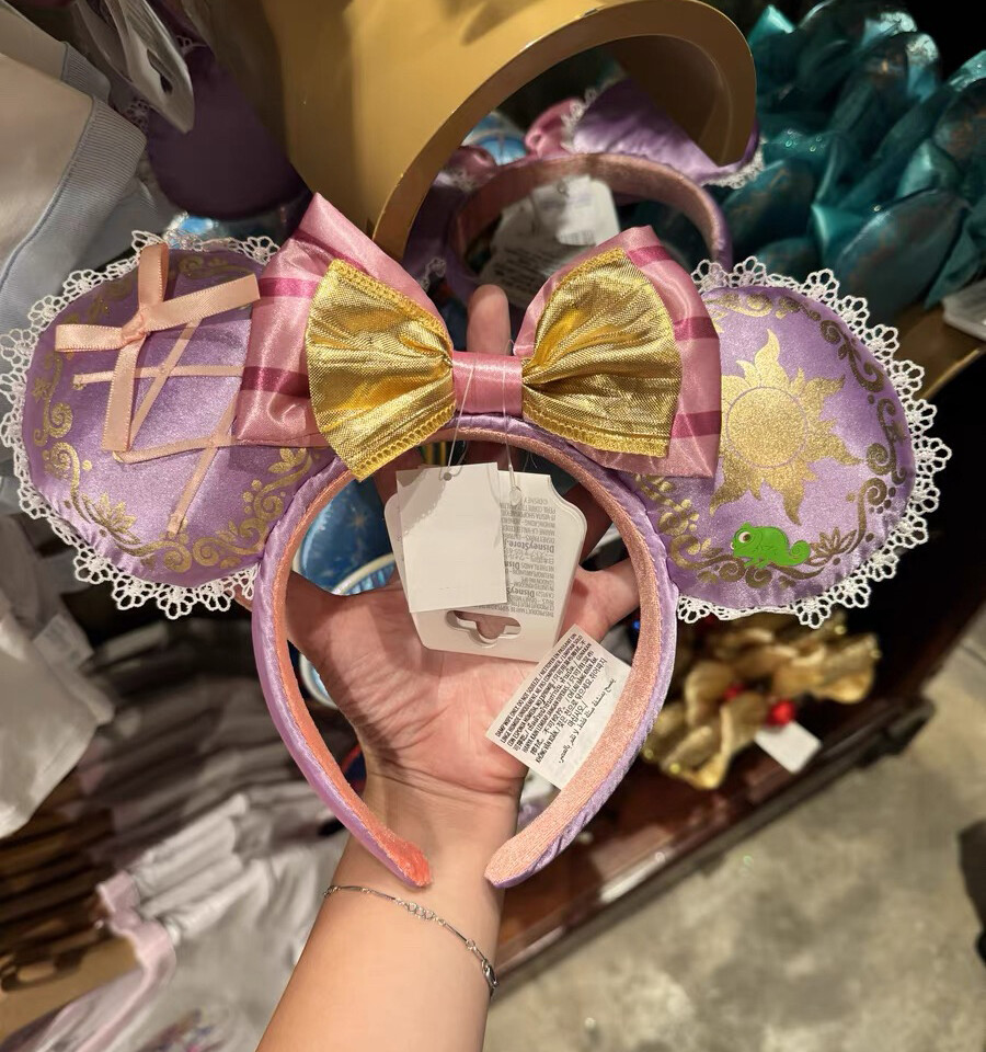 Disney Parks Loungefly Mickey Ears Rapunzel Tangled Pascal Belle Headband 2024