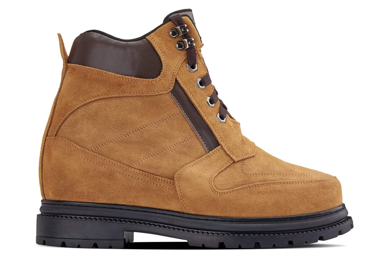 CALDEN K881803 – 5.2 Inches Elevator Height Increase Nubuck Brown Boots Men