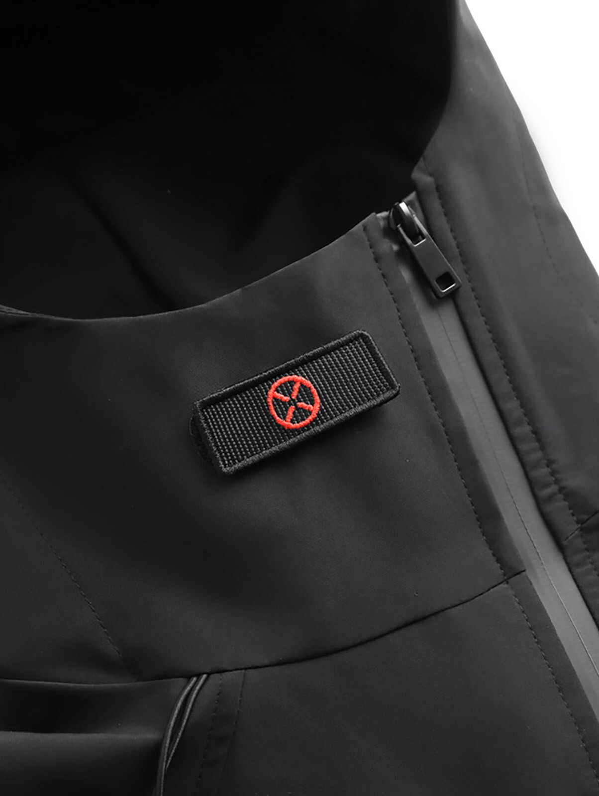 Niepce Men’s Techwear Hooded Jacket Streetwear Windbreaker Tactical Utility Coat