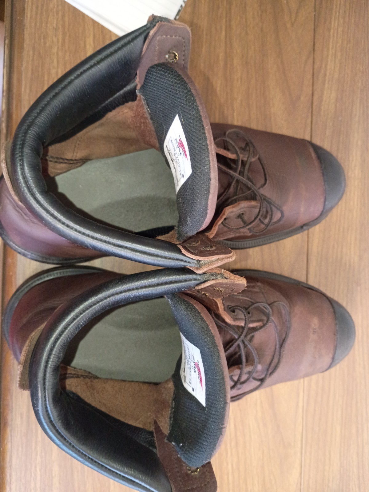 RED WING Sz. 14US/48EU 2240 SuperSole Safety Rated Work Boot w Tuff Toe App