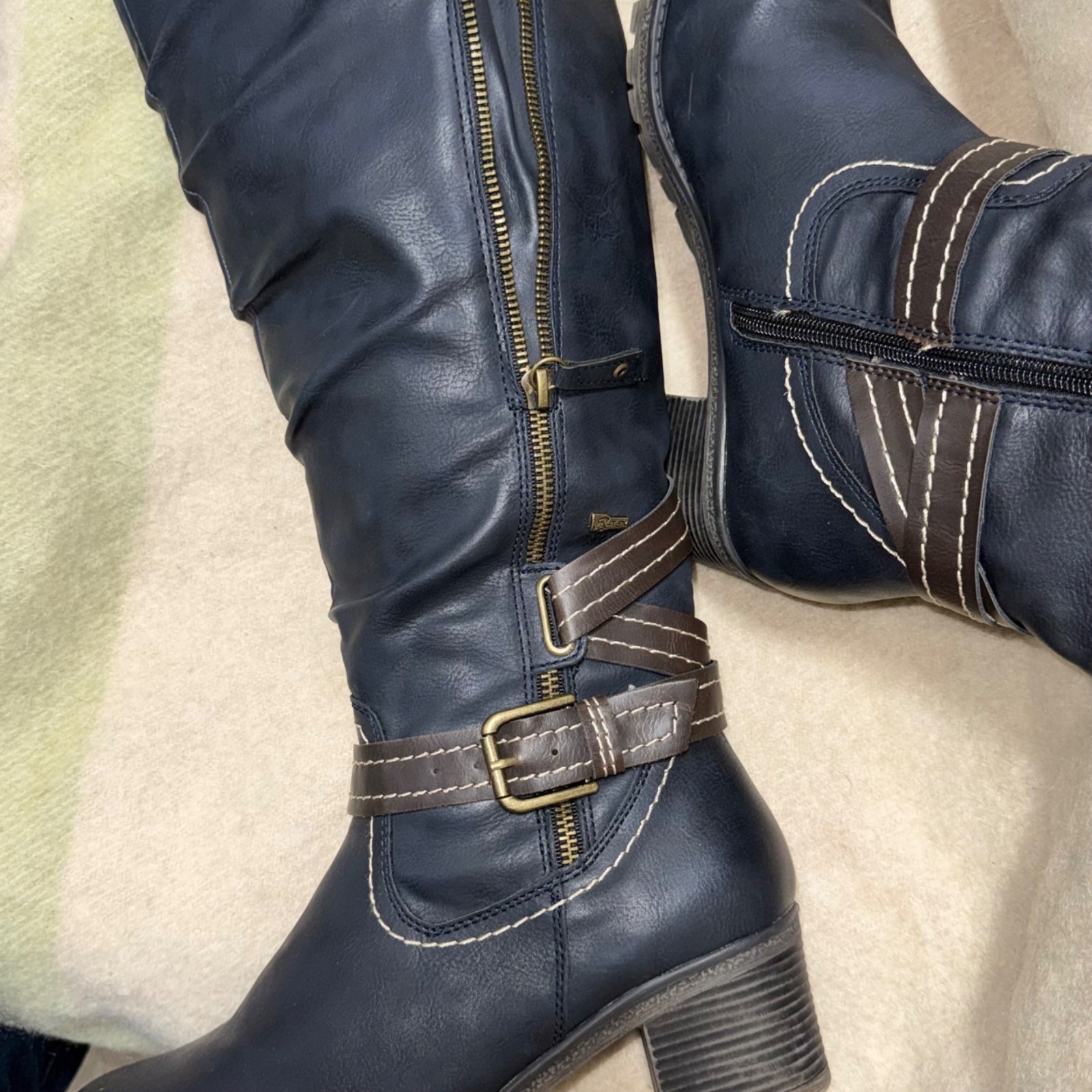 Spring Street Gemisola Water Resistant Faux Fur Lined Knee High Boot (Women) 9