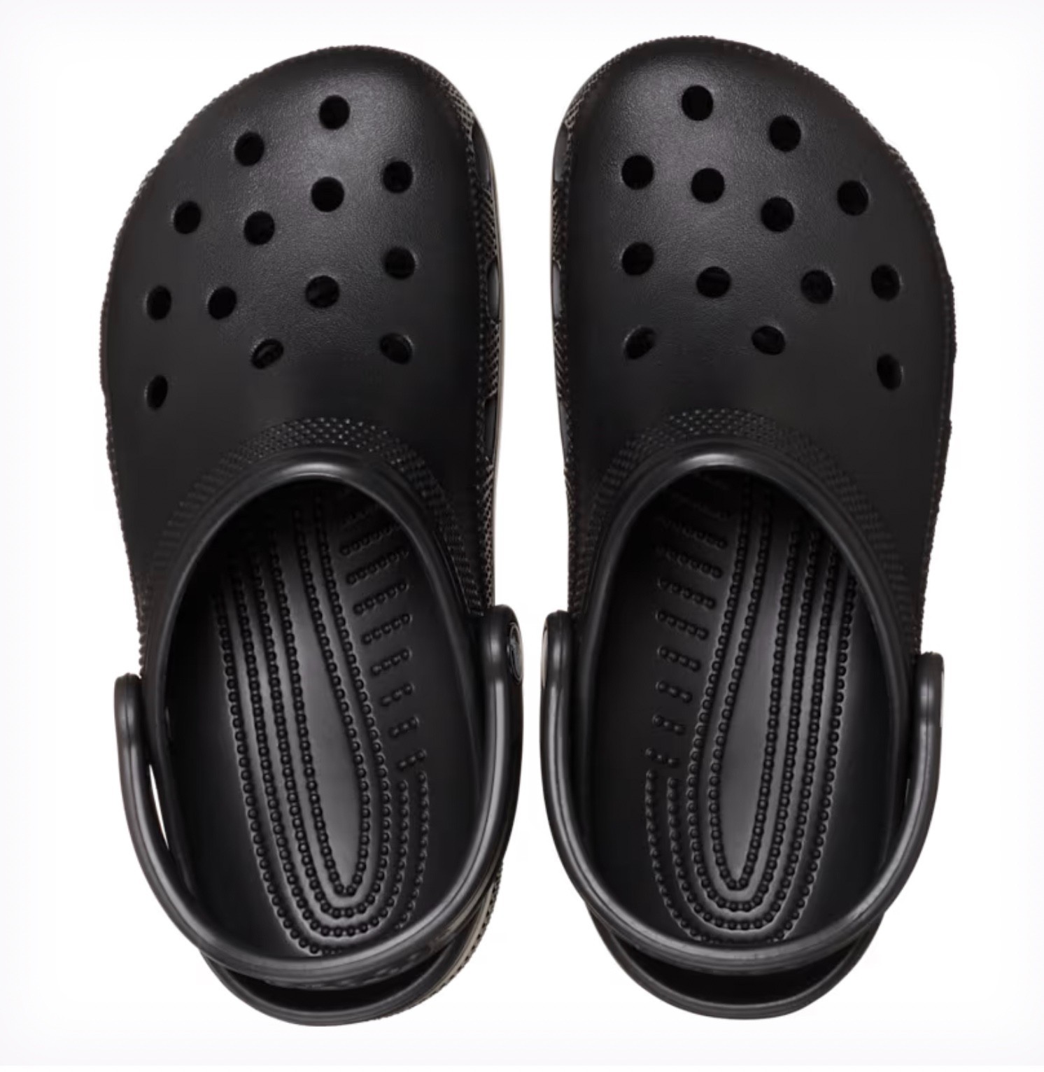 Black Croc Classic Clog Unisex Slip-On Shoes Ultra Light