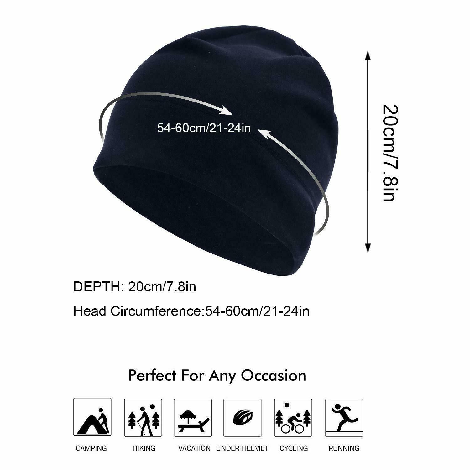 Military Tactical Skull Cap Winter Warm Fleece Windproof Ski Beanie Hats USA Lot