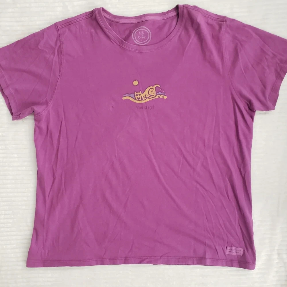 Life is good “You Dig” relaxed fit crew neck Tee XL