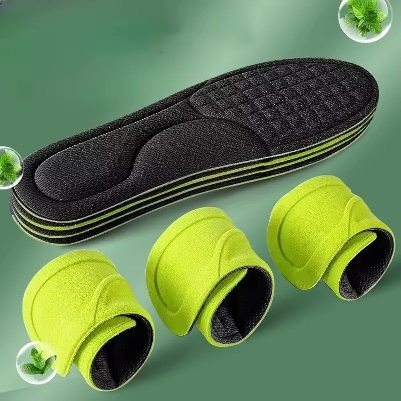 6/2/1Pair Men Shoes Insoles Orthopedic Memory Foam Sport Support Feet Soles Pad