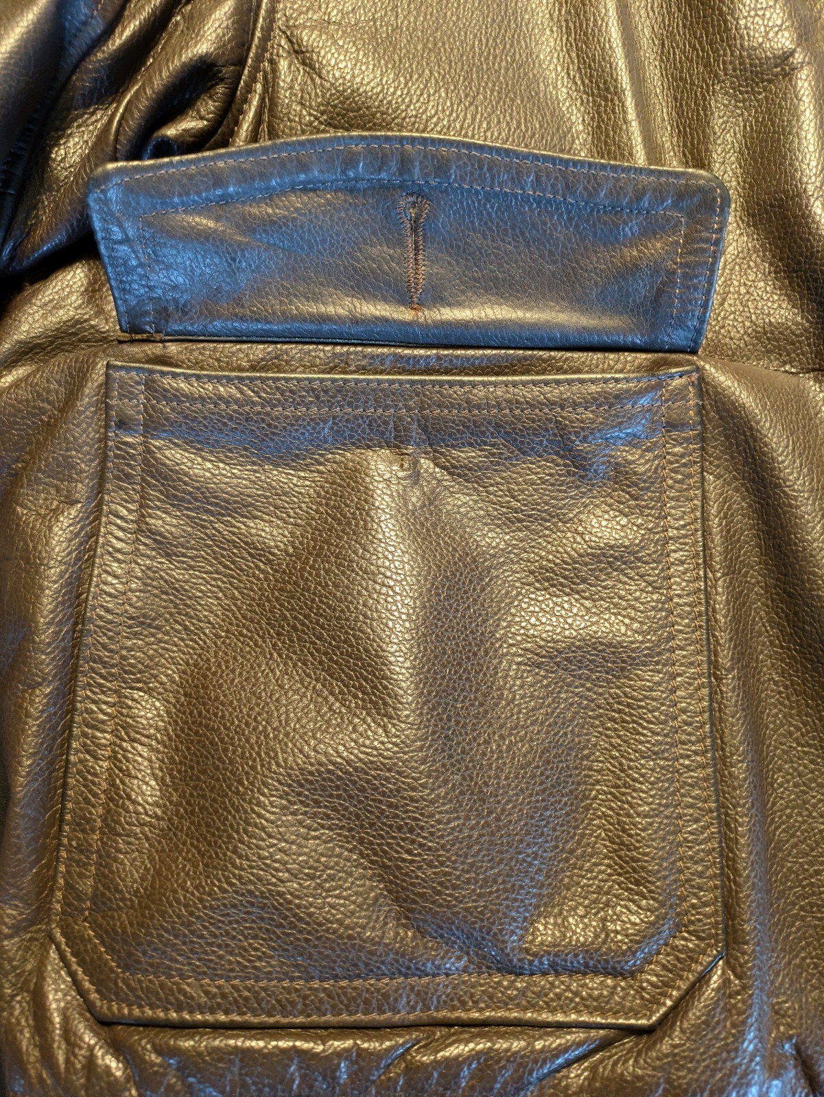 Leather Bomber Jacket – Orchard Flyer’s Intermediate, Type G-1 size 44