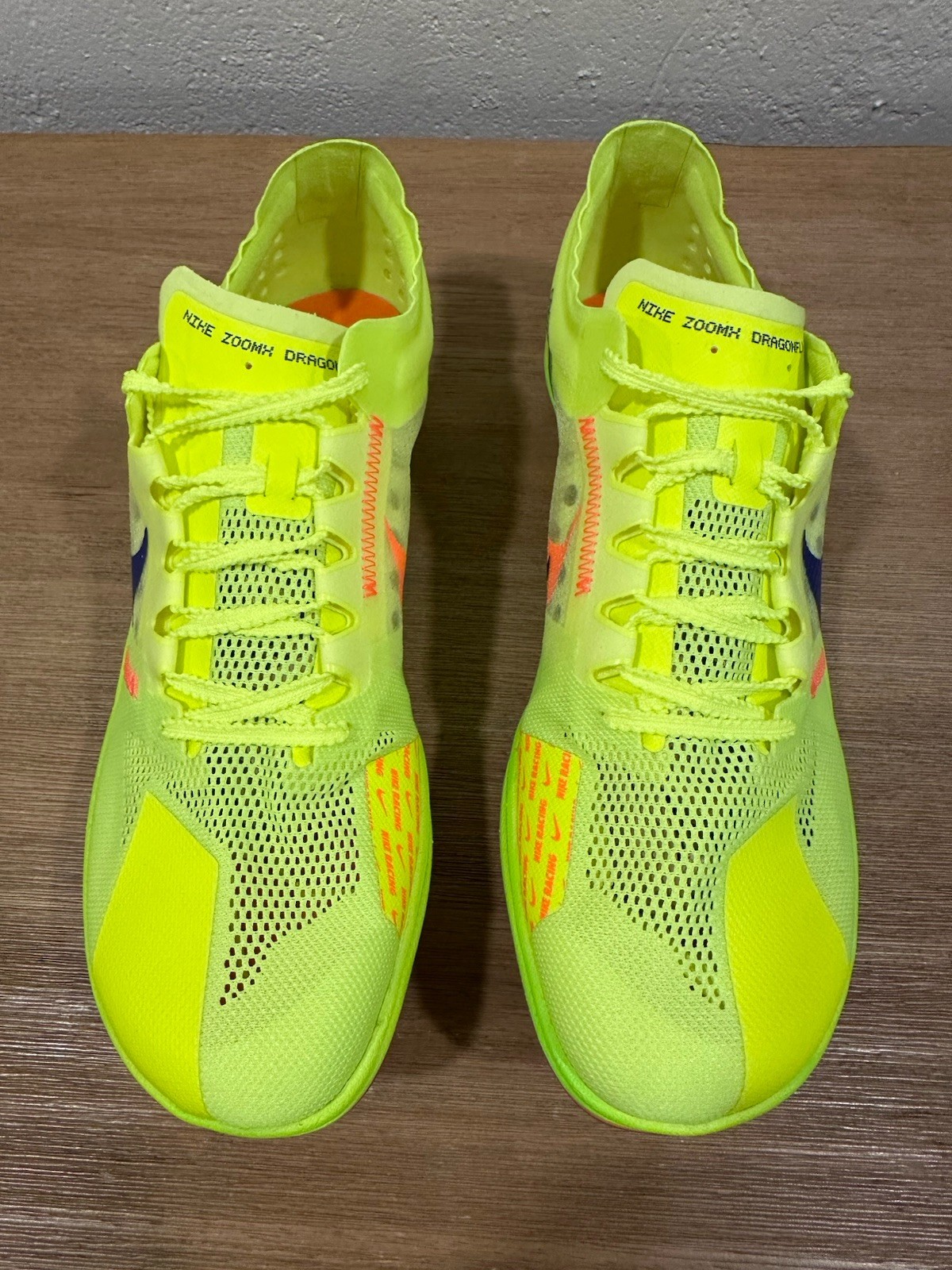 Nike ZoomX Dragonfly XC Cross-Country Spikes Mens 9.5 Yellow DX7992-701 New