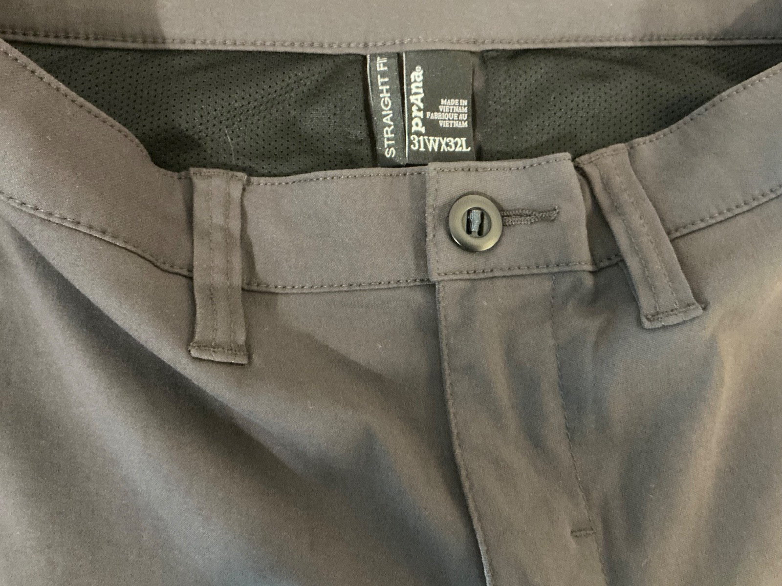 Prana Men’s Brion Pants Stretch Slim Fit 5 Pocket Chino Outdoor Hiking 31×31