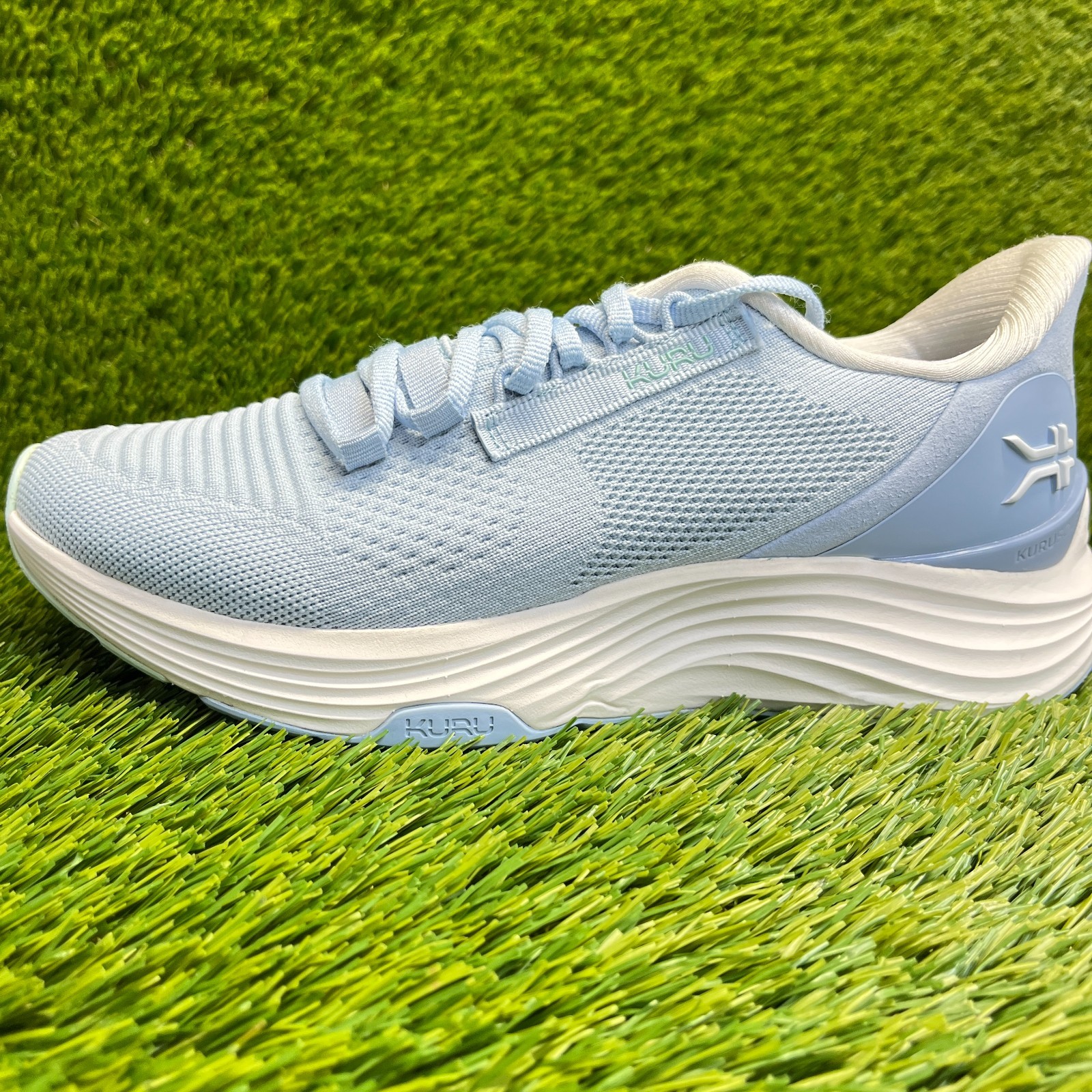Kuru Atom 2 Womens Size 8.5D Blue White Athletic Running Walking Shoes Sneakers