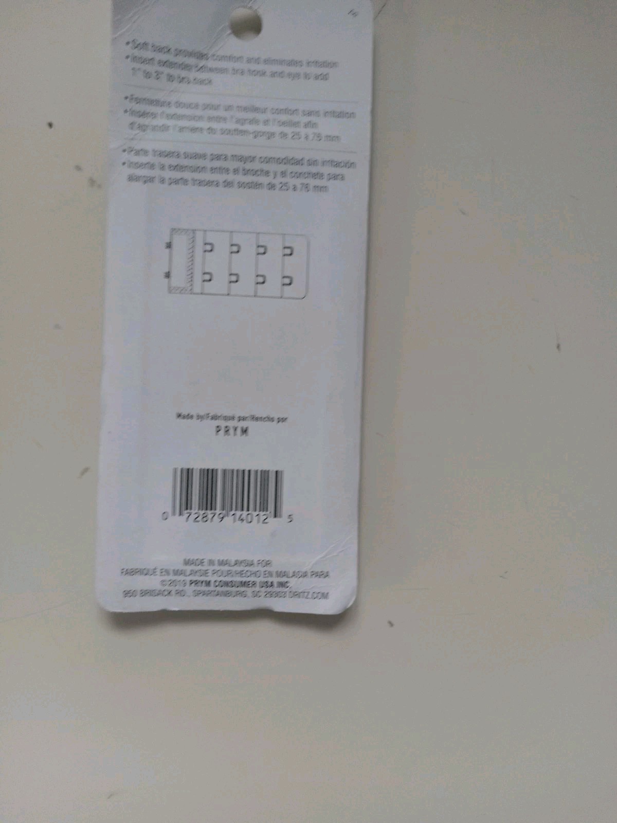 Dritz 56648-9 Bra Back Extender 1-1/2″ Wide-White Four Position Add 1-3″ To Back
