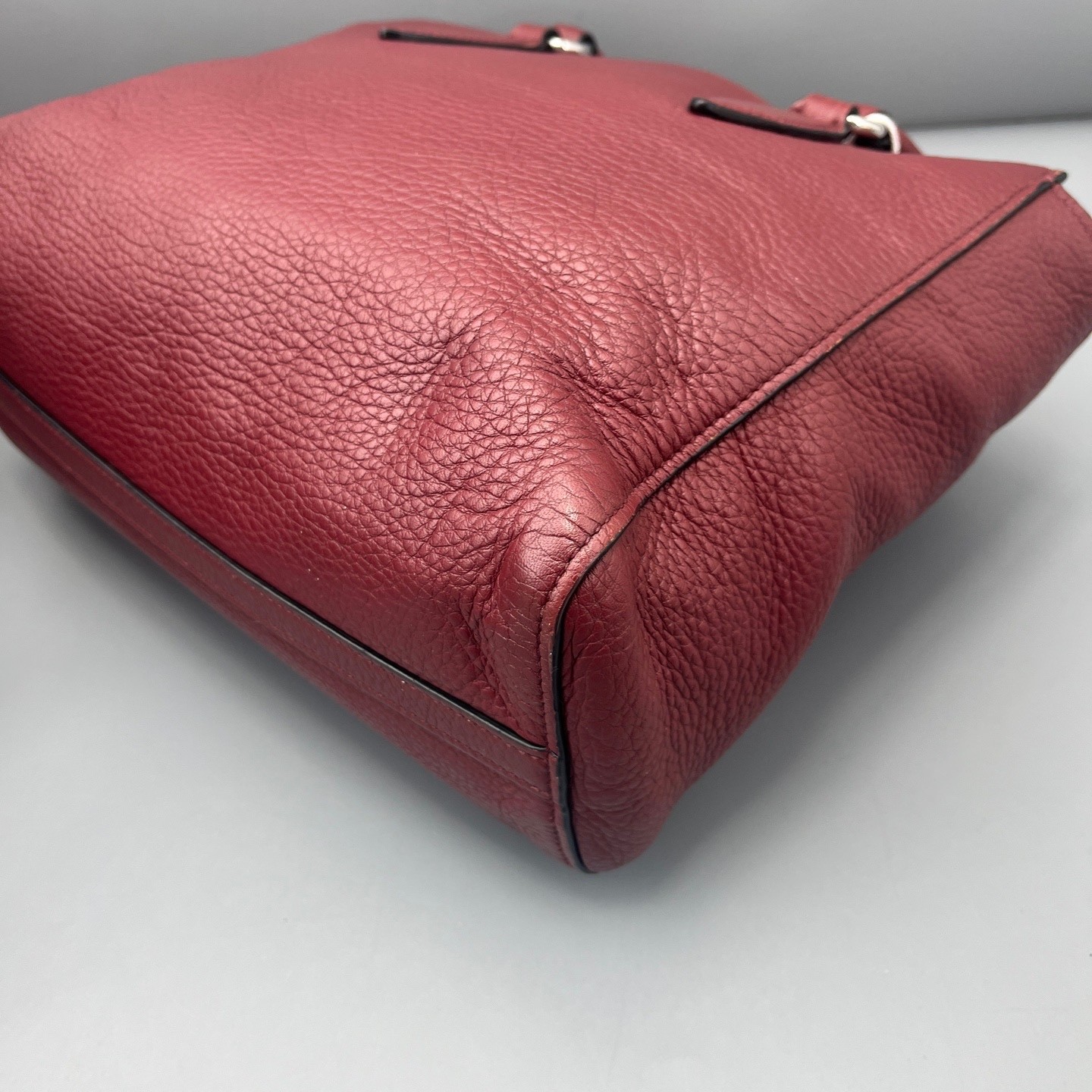 Prada Pre-Owned Authentic Tote Burgundy 28*22*11cm Free Tracked Shipping