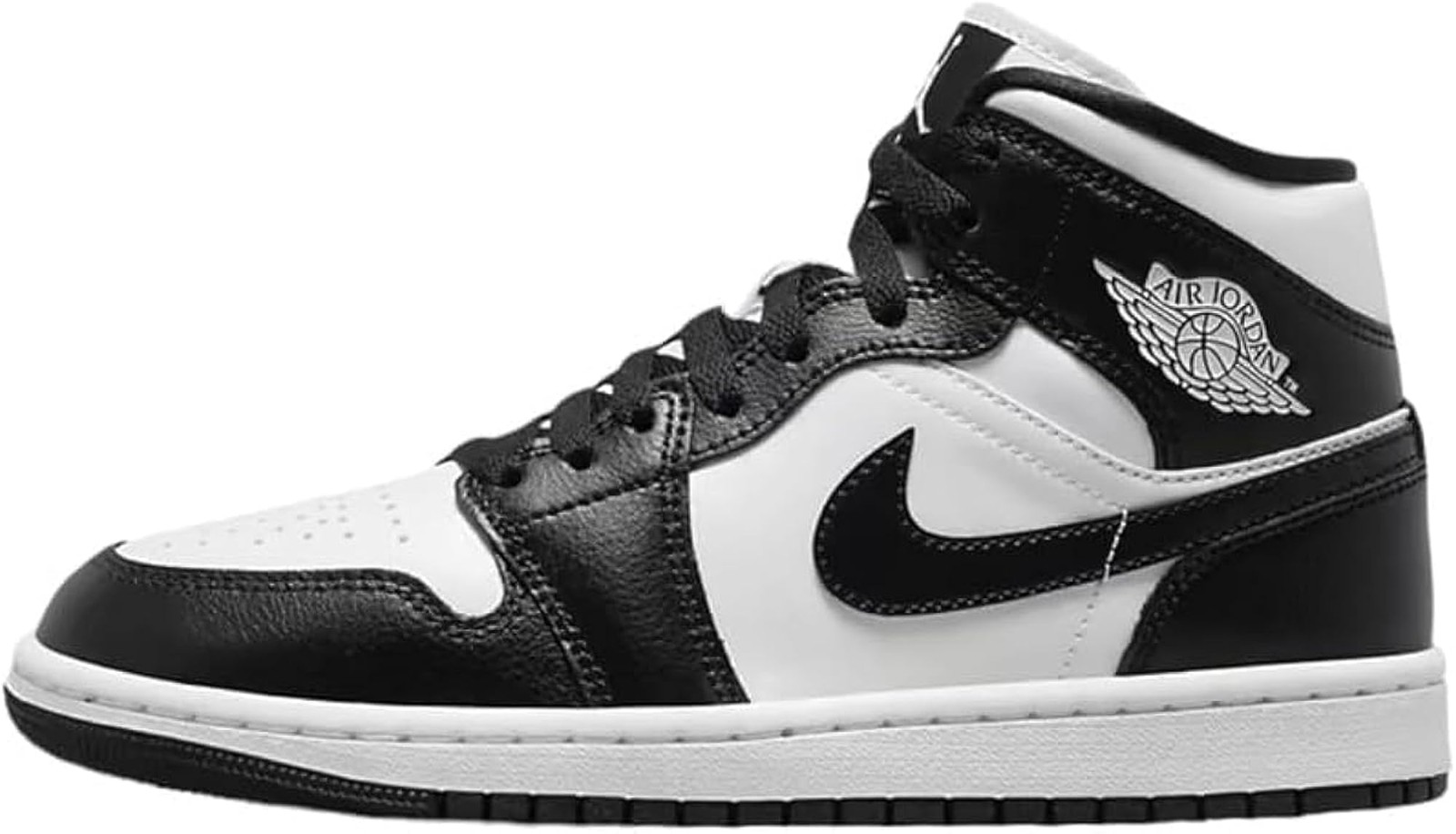 NIKE Jordan 1 Mid Women White/Black-Panda Mid DV0991-101 11.5 – White/Black-pand