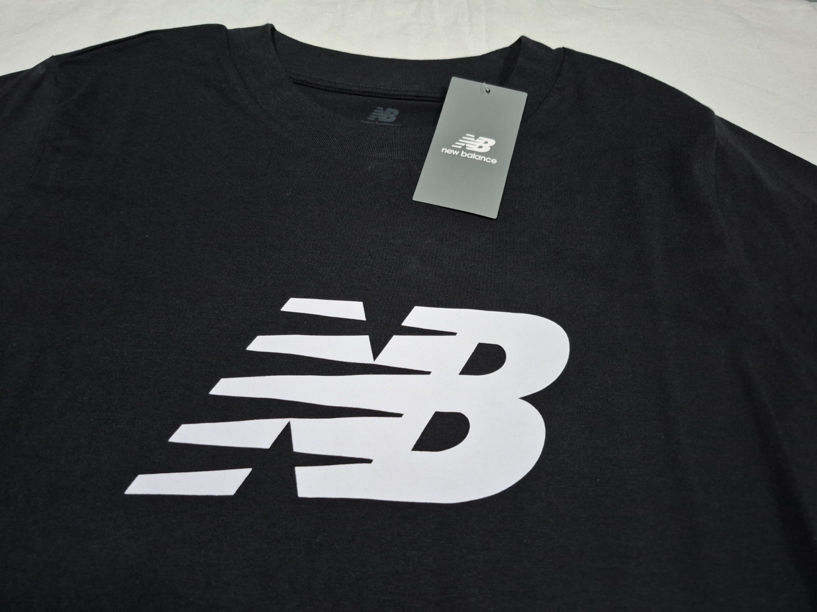New Balance Men’s Black Color Logo Classi Sports Running Casual Cotton T-Shirt