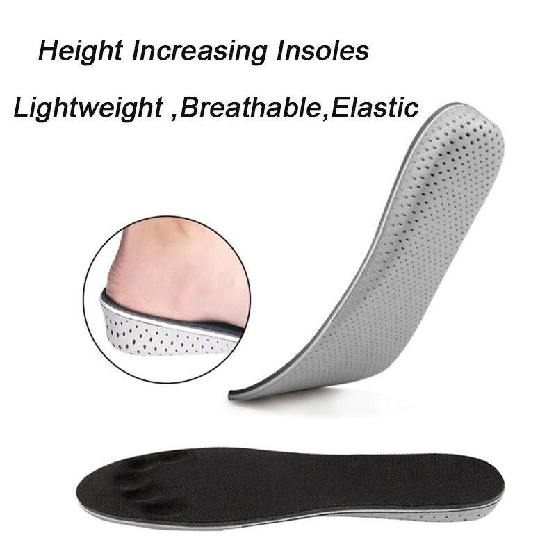 Invisible Insole Heel Lift Insert Shoe Pad Height Increase Cushion Taller Unisex