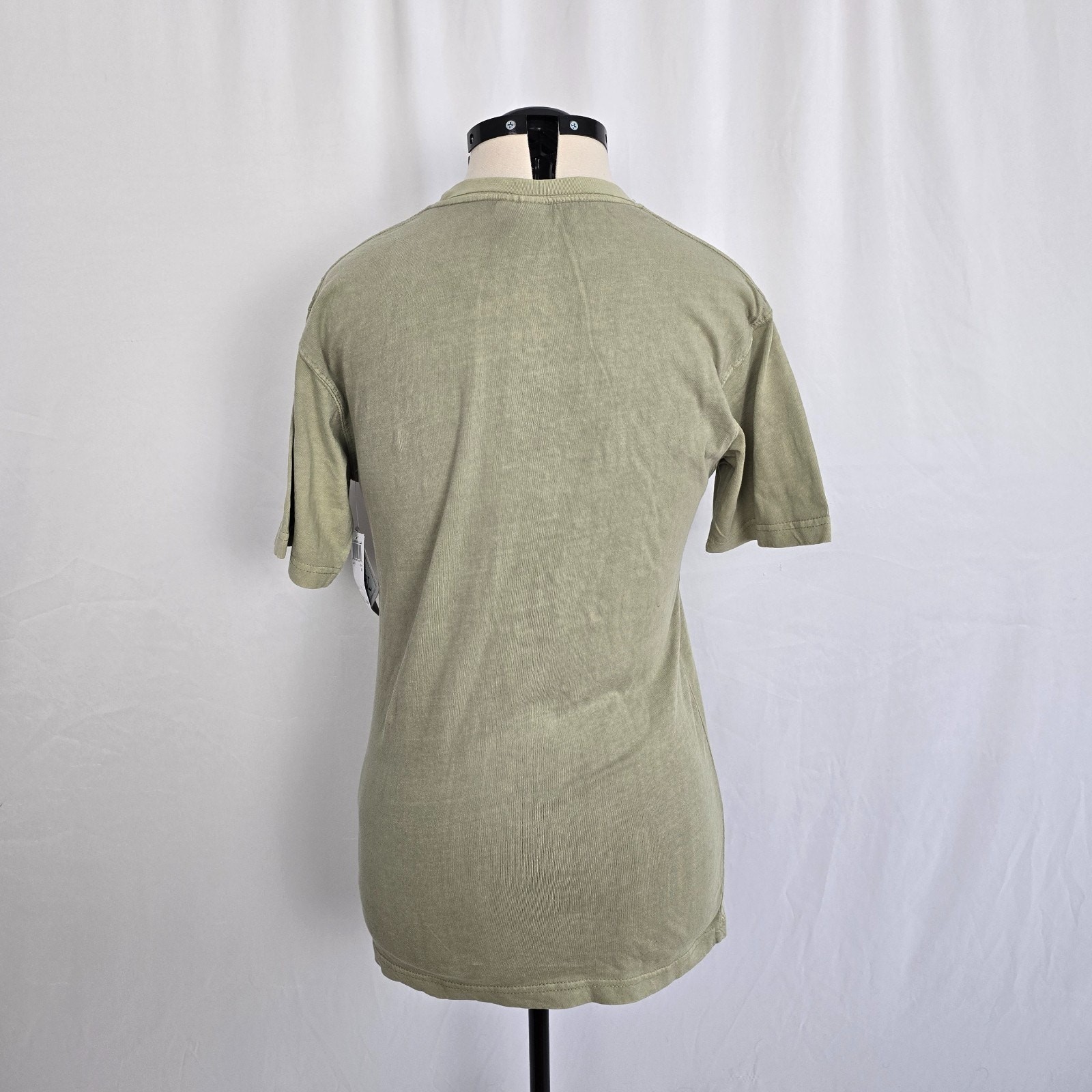 U.S. Apparel Short Sleeve Cotton T-Shirt Women’s M Tan – Green Crew Neck NWT