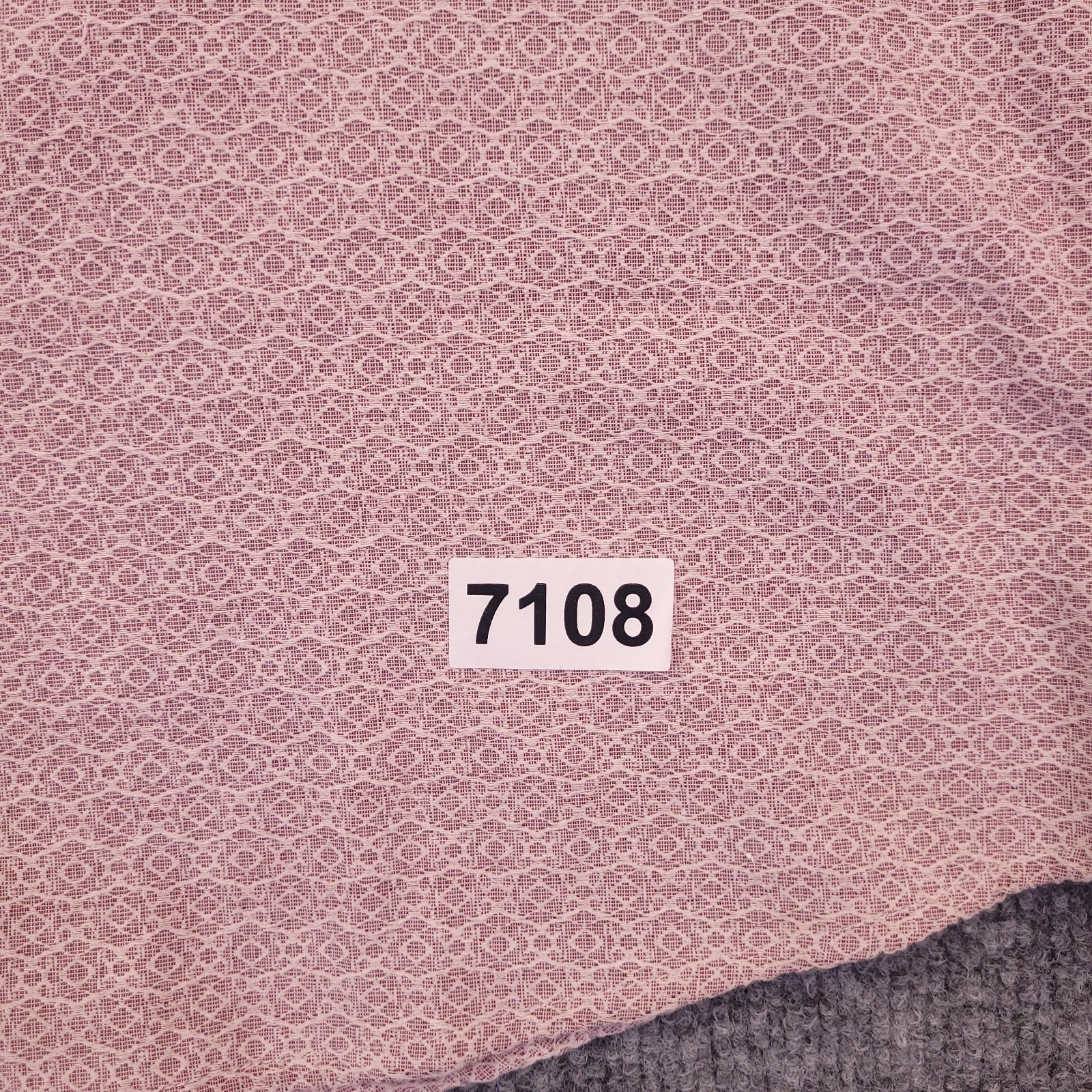7D 7Diamonds Zen Jacquard Stretch Woven Shirt Mens Medium Pink Short Sleeve