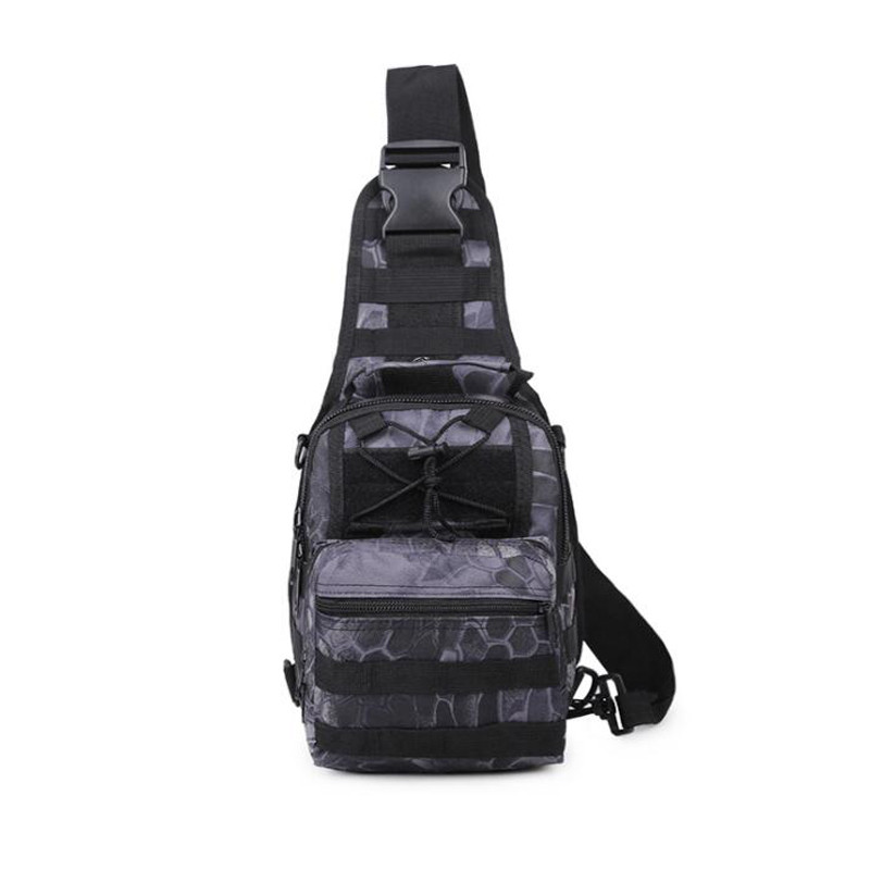 Outdoor Hiking Tactical Sling Backpack Men’s Molle Travel Chest Shoulder Bag