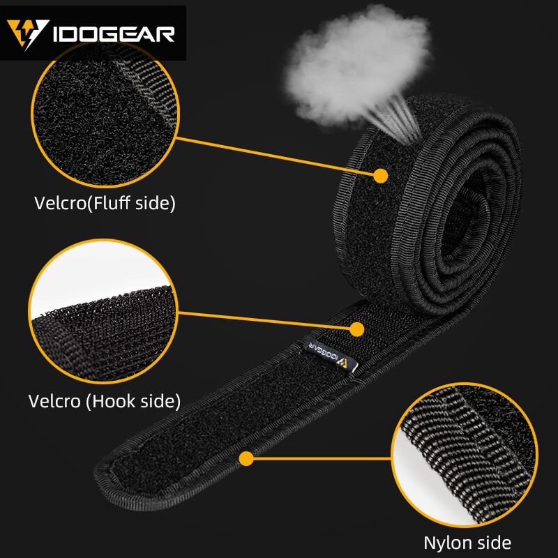 IDOGEAR Tactical Belt Mens Belts Sports Inner Belt Airsoft 1.7″ Waist Belt Duty
