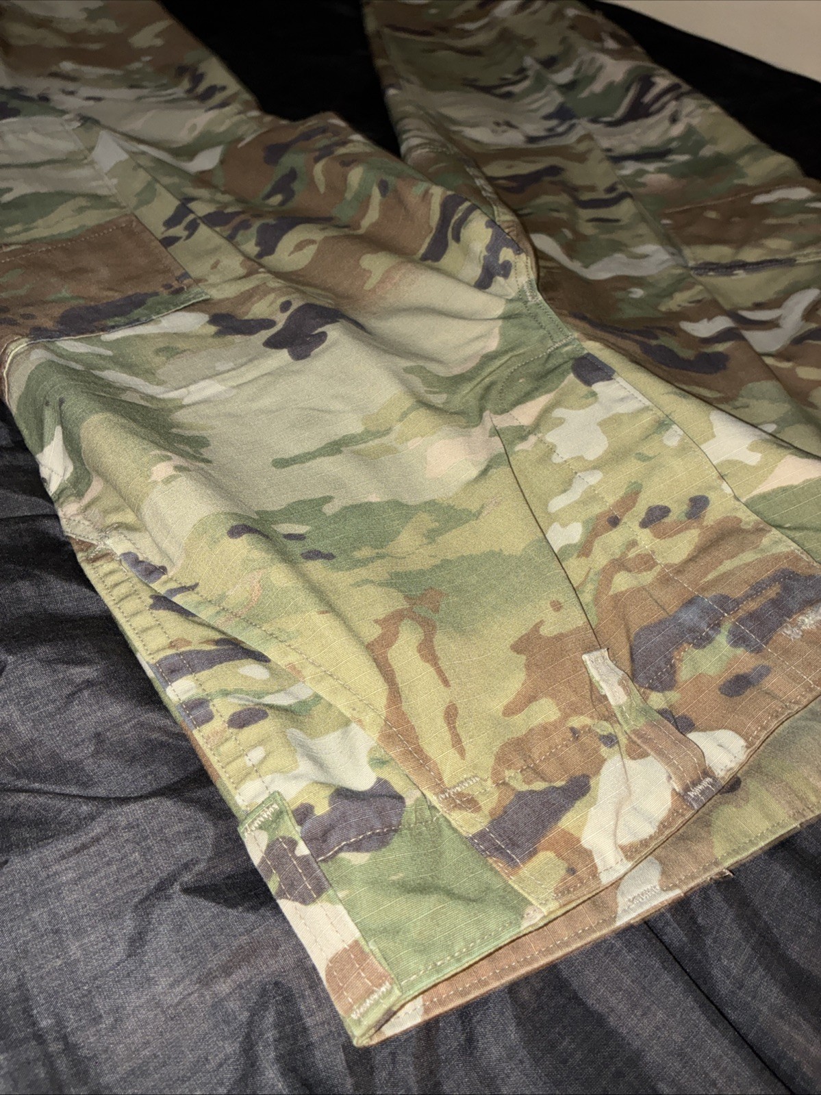 US Army Combat Uniform OCP Pants Medium Short Ripstop Unisex Military ACU
