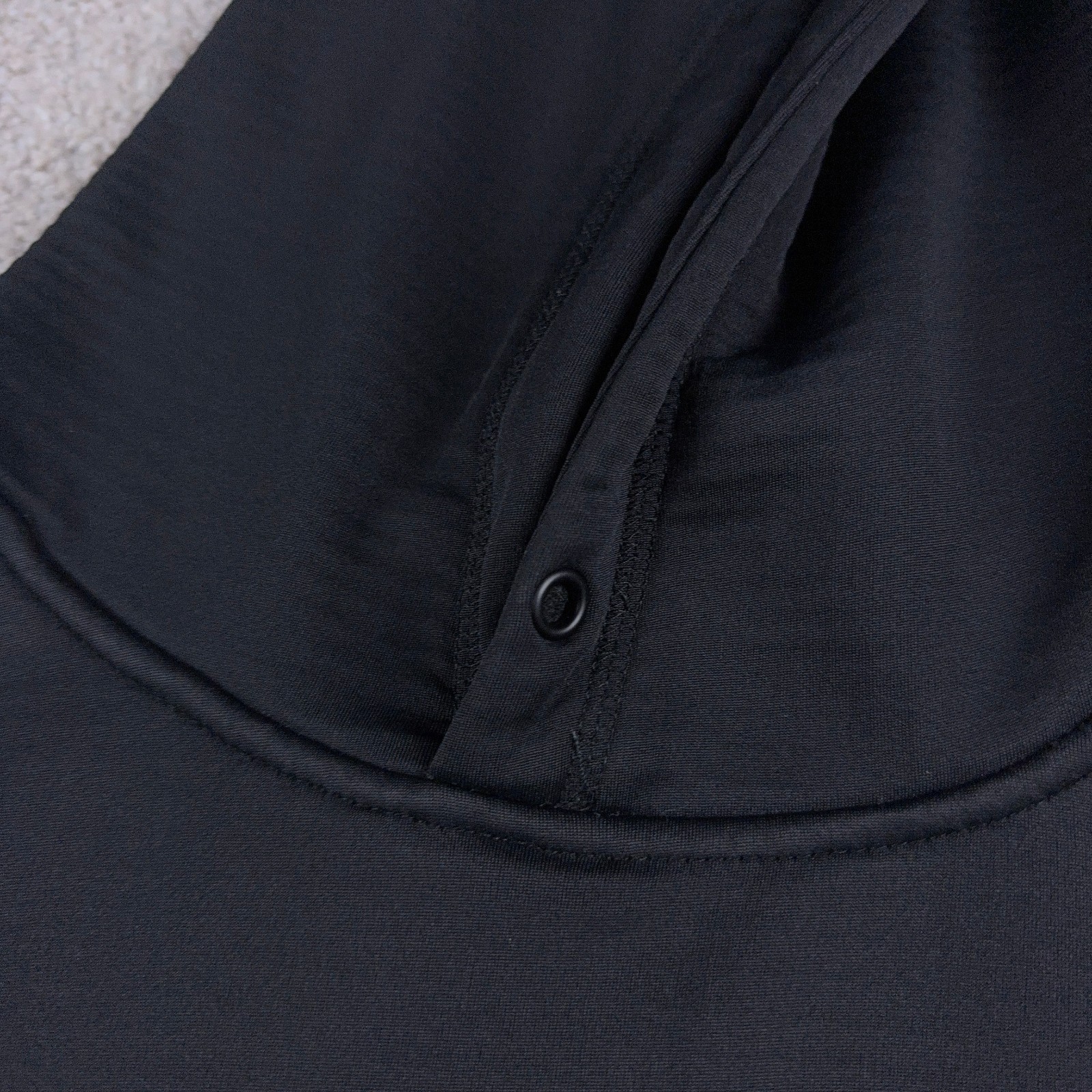 Truewerk Hoodie Mens Medium Black Micro Fleece Pullover Durable Workwear Grid