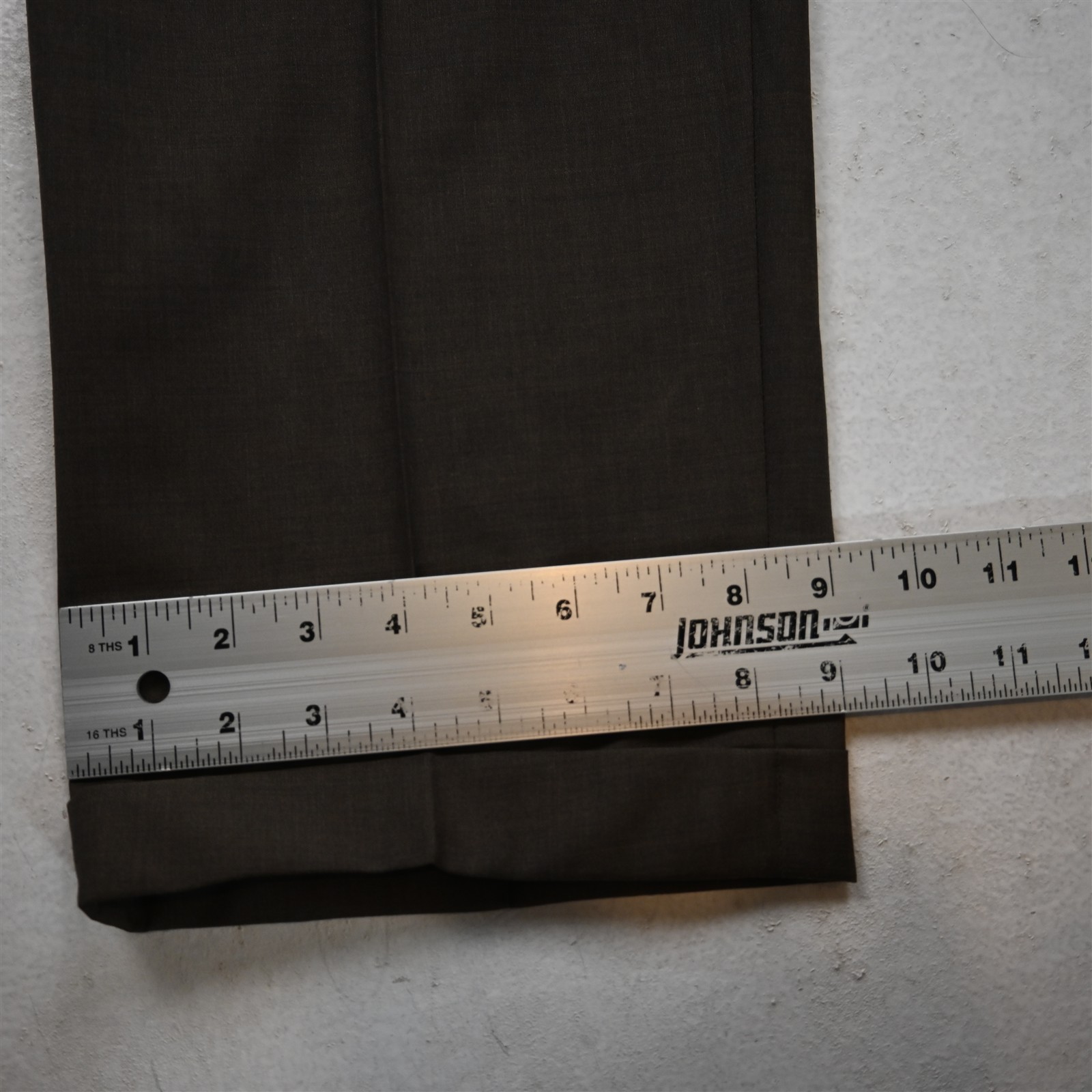 Ermegildo Zegna 36×30 Brown 100% Wool 75L102 Pleated Cuffed Dress Mens Pants