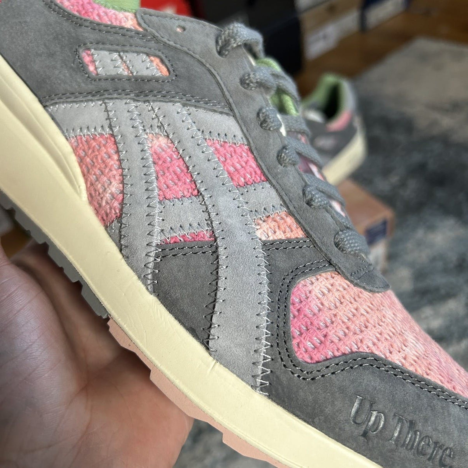 1201A510-021 asics x Up There Australia GT-ii METROPOLiS PiEDMONT GREY PiNK SAGE