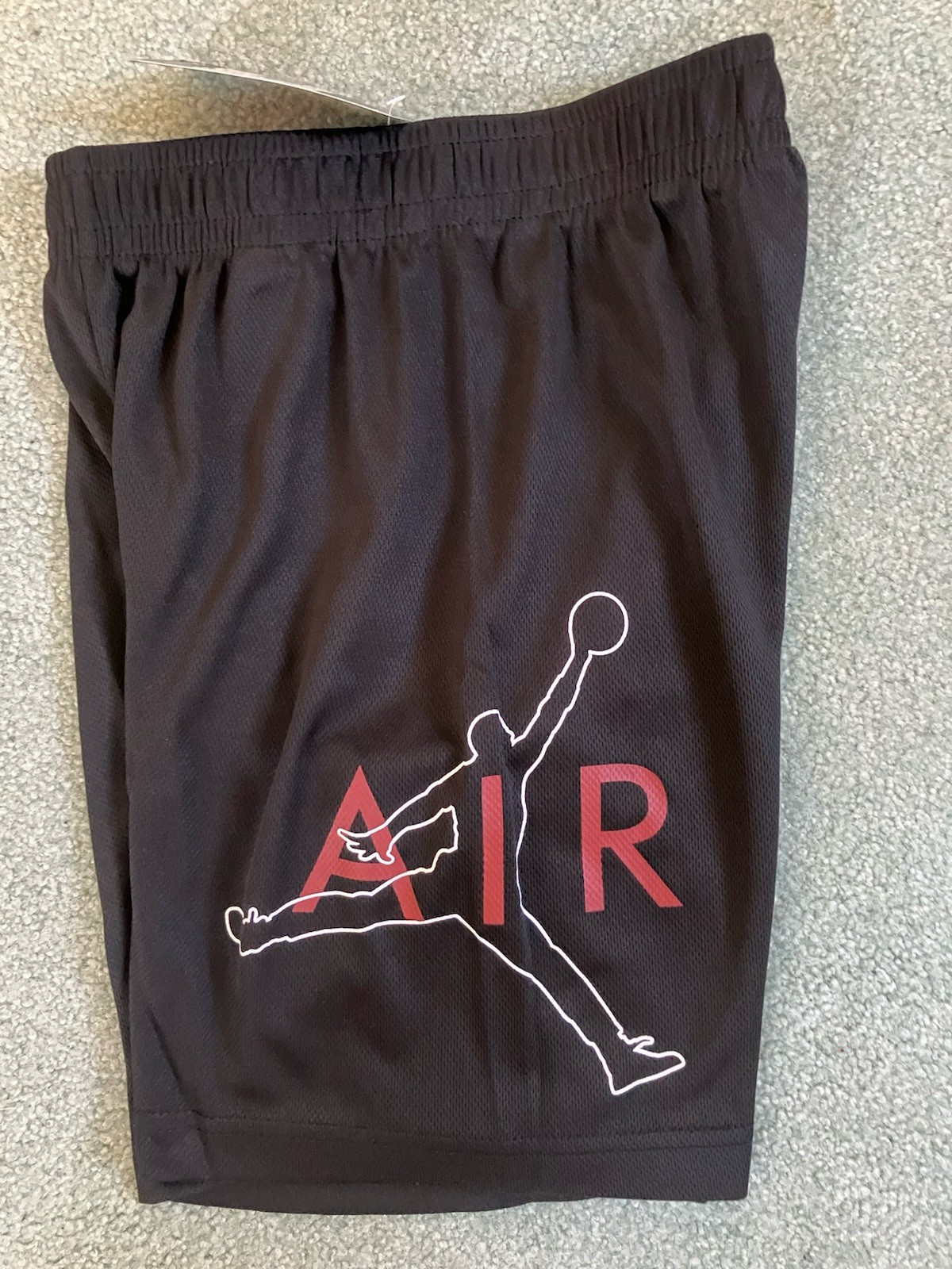 NWT NIKE JORDAN Youth Boys Jumpman Air Mesh Black Shorts Sizes S, M, L & XL