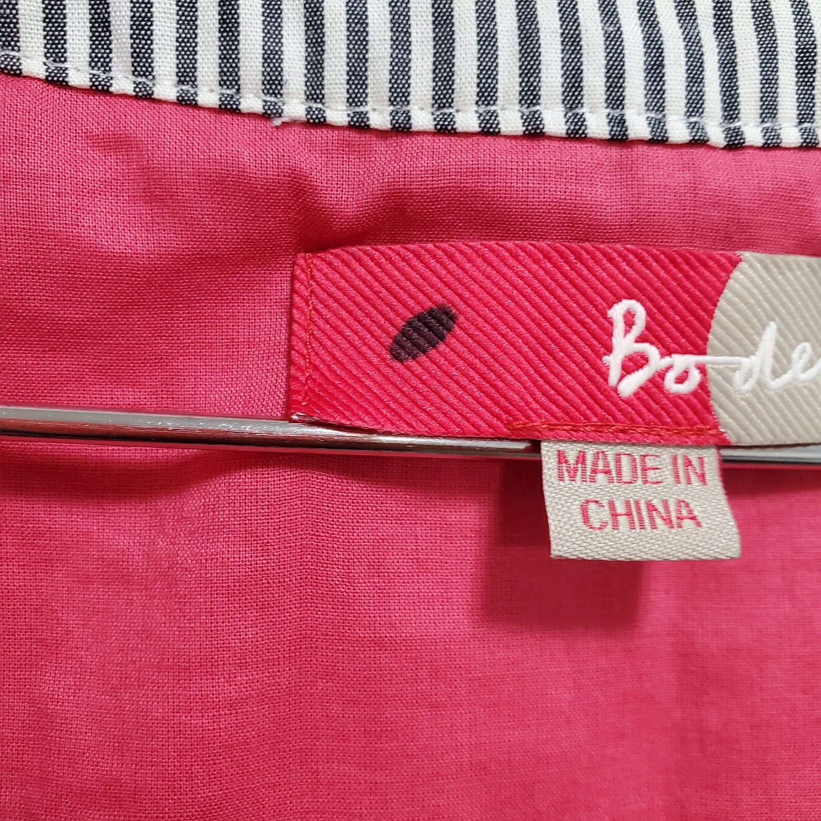 Boden Shift Dress Women’s 6 Pink Classic Keyhole Barbie Nautical Preppy Cocktail