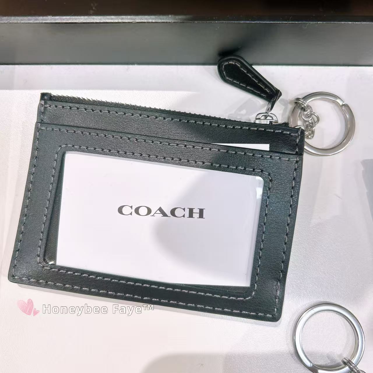 NWT Coach Mini Skinny Id Case In Signature Denim CDN29/CDF94