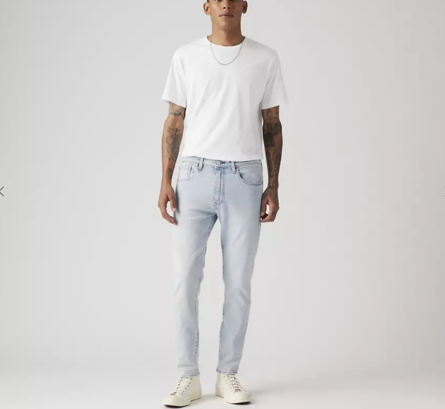 Levi’s 512™ Slim Taper Linen+ Denim Lightweight Men’s Jeans – Pale Moonlight