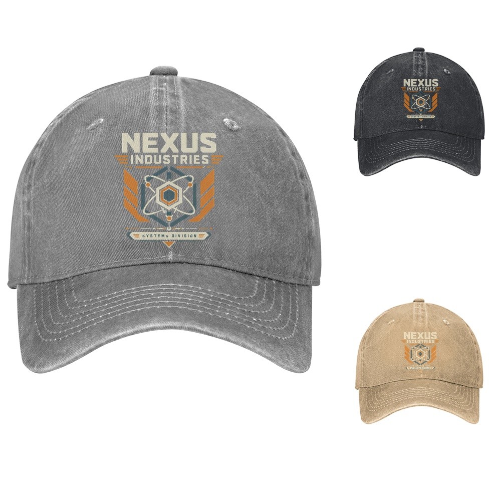 Geometric Atom Baseball Cap Industrial Dad Hat Adjustable
