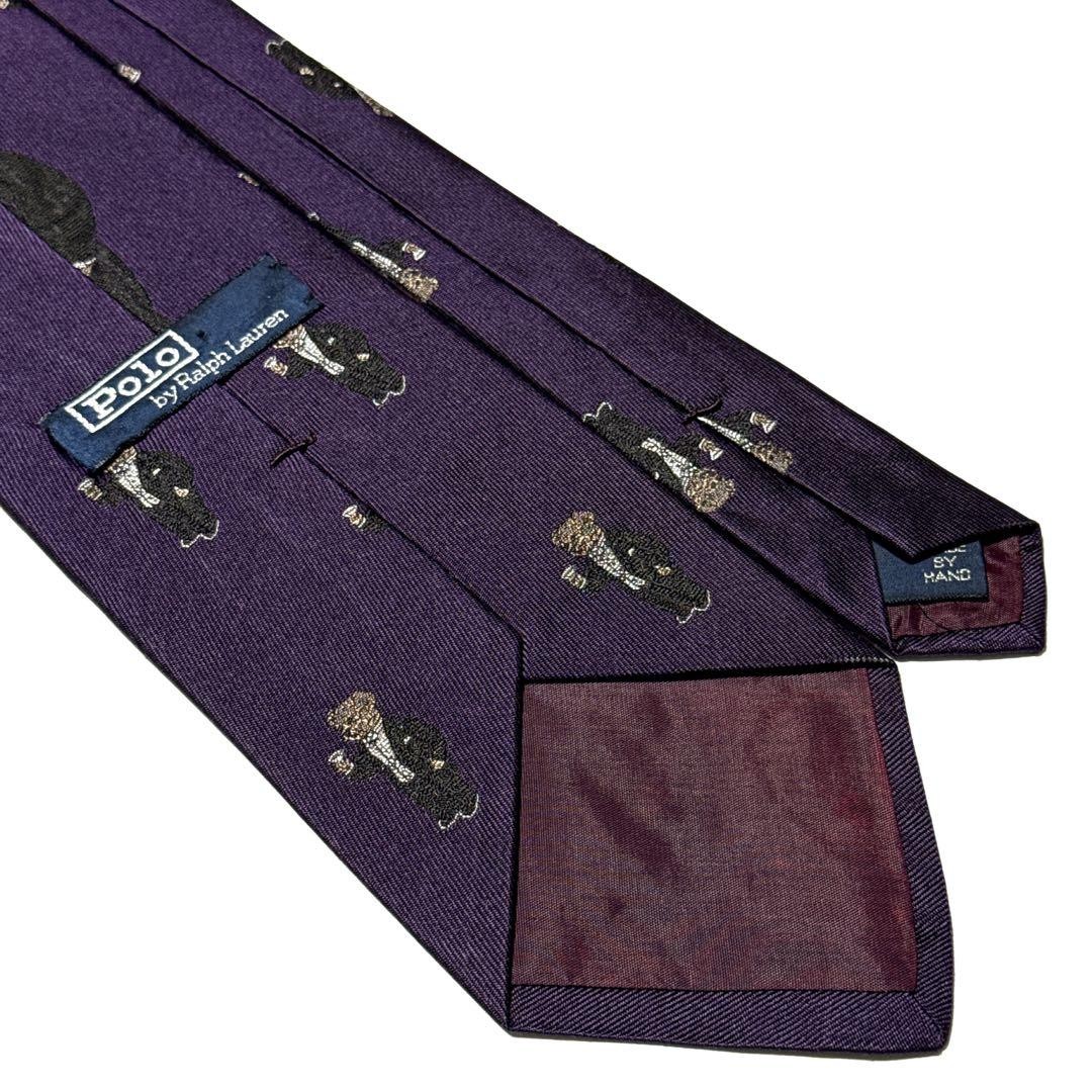 Polo by Ralph Lauren Tie Made in USA Wide Popular Classic Silk 9.7cm/3.8in