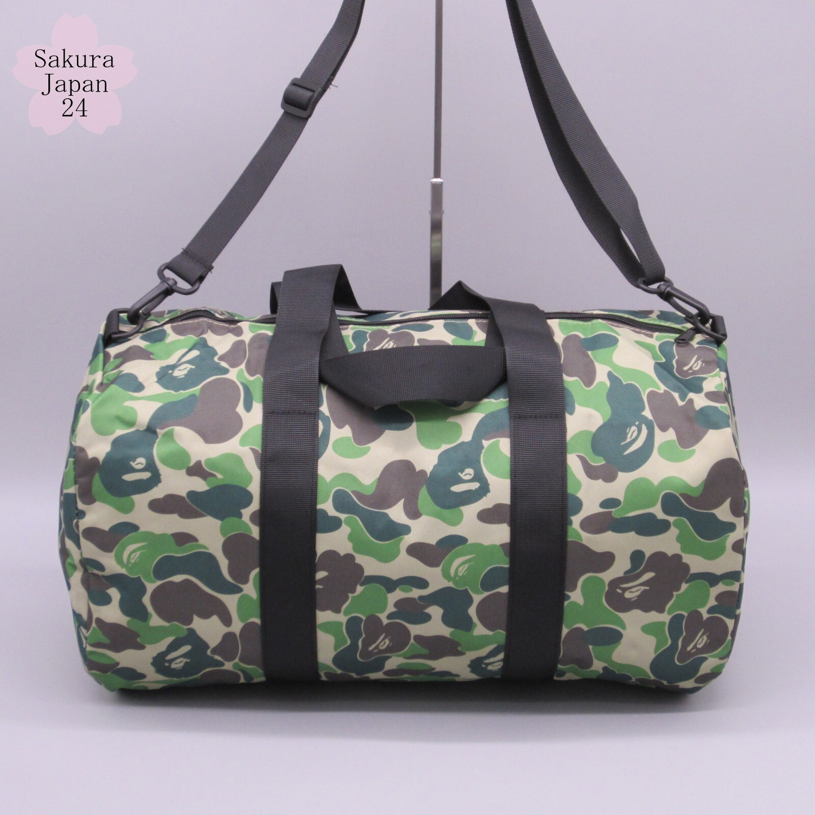 BAPE A Bathing Ape Duffle Bag Hand Bag Camo Green 2020 Spring Magazine Free Gift