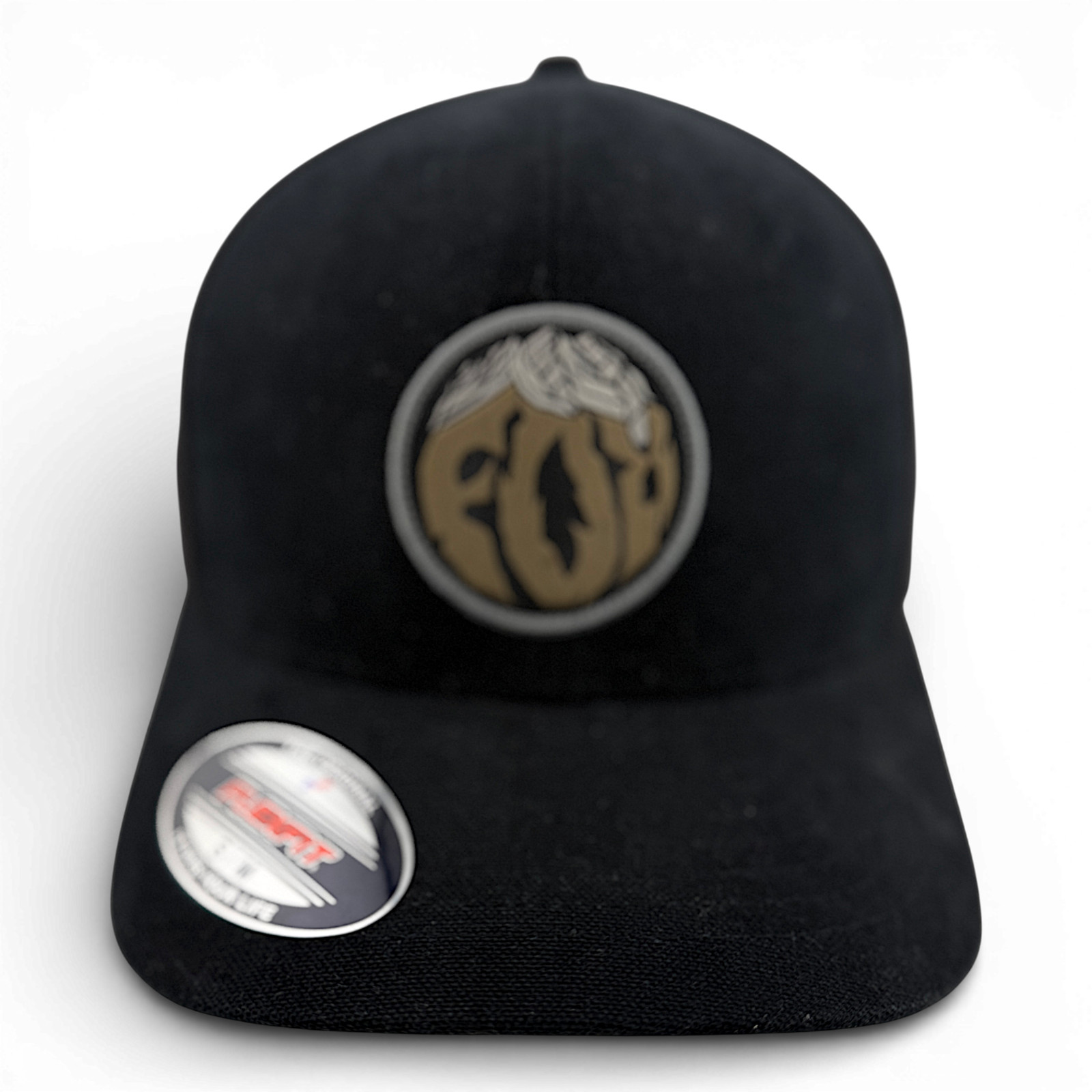 Fox Racing Turnouts Front Patch Black Mesh Back Stretch Flex Fit Adult Hat Cap