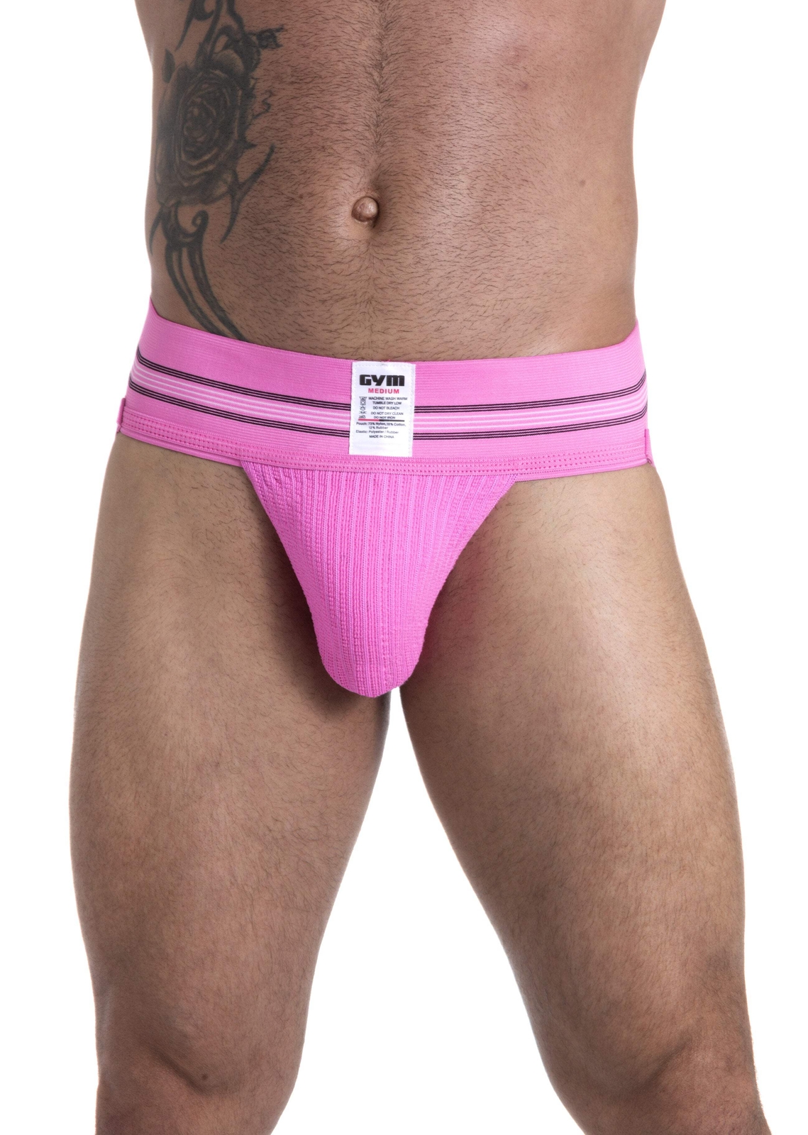 GYM Old School 2.0 Jockstrap with 3″ Waistband (1-Pack)