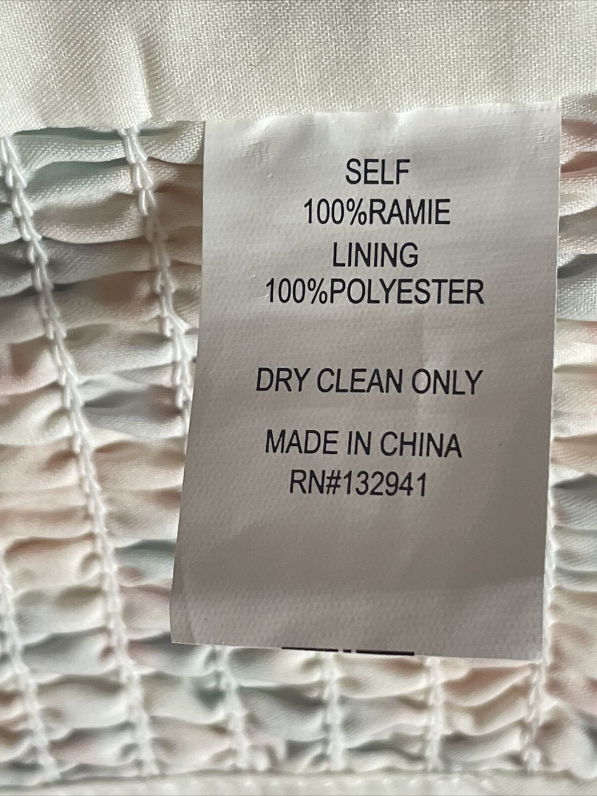 Amanda Uprichard Mackey Top in Madagascar MEDIUM Pristine Condition Crop Ruffle