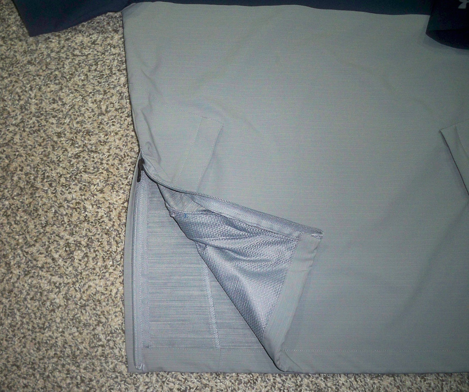 NWOT Men’s UNDER ARMOUR Storm 1/4 Zip Wind Shirt S BLUE & GRAY w/UA & 1903 Golf