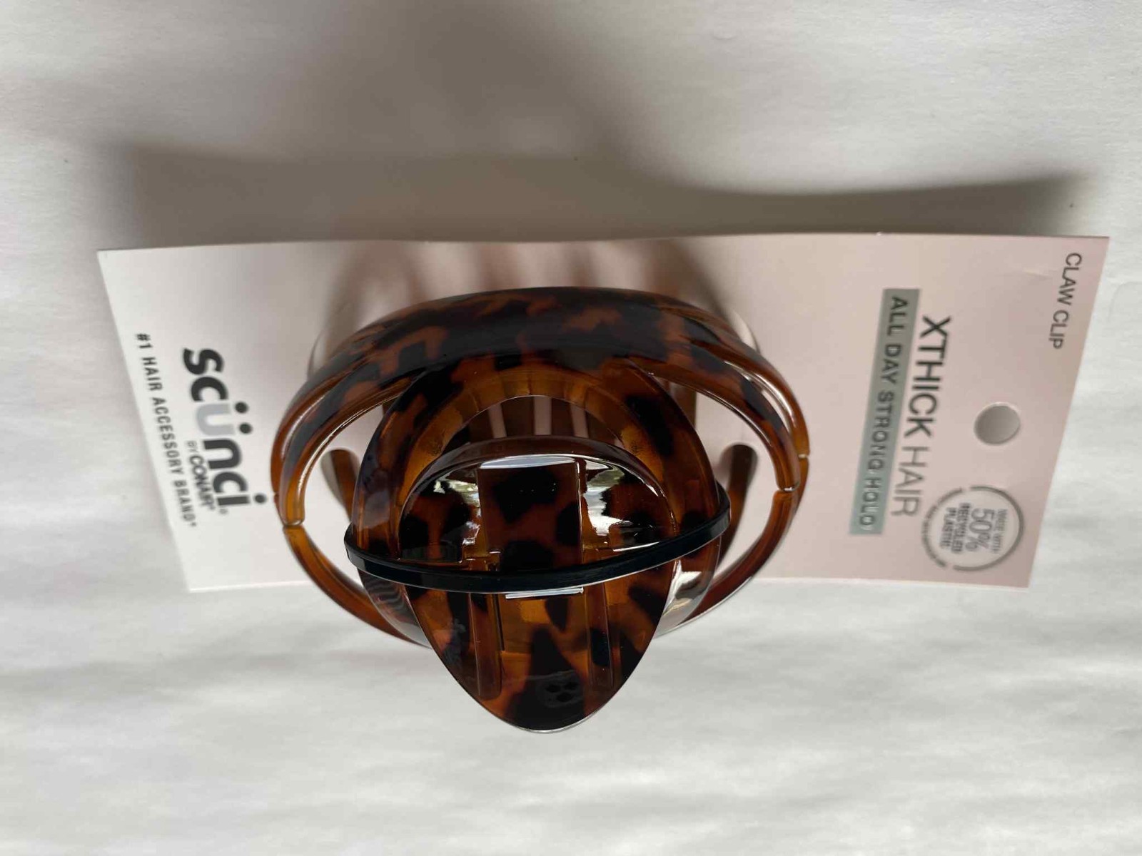 Scunci Claw Clip XThick Hair , All Day Strong Hold ( 1 pc ) Tortoise Jaw 32690