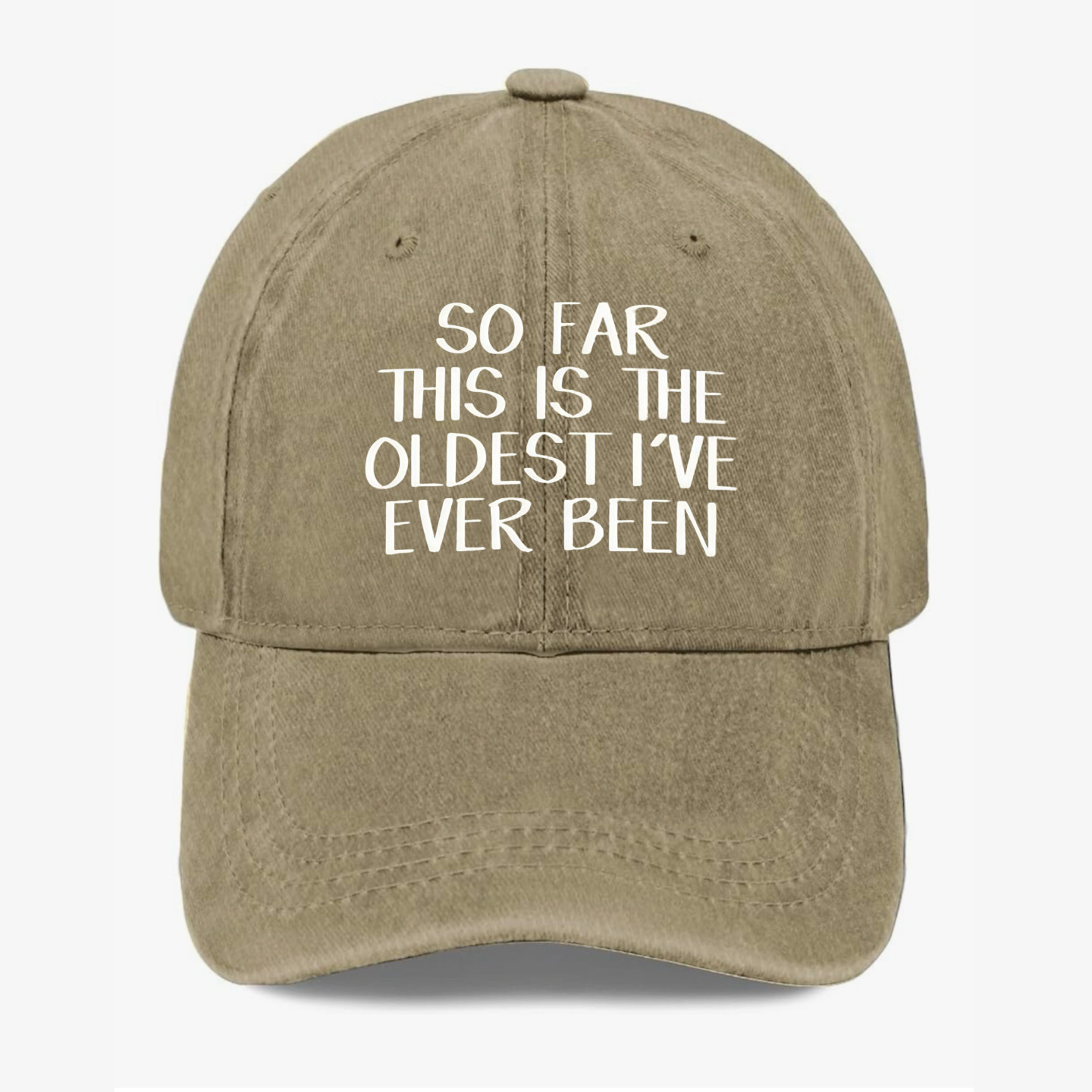Funny Getting Older Hat So Far This Is The Oldest I’ve Ever Been Baseball Cap