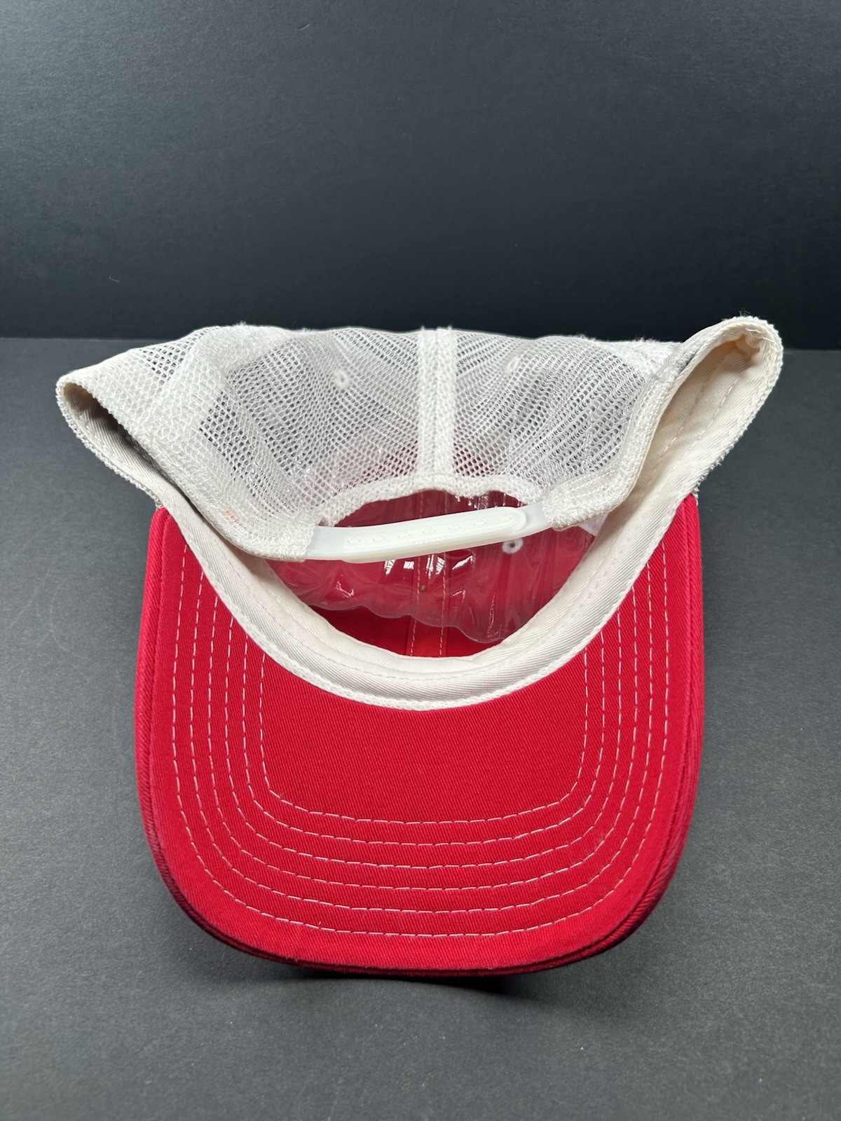 OTTO YOUNG COUNTRY Embroidered Adult Red Adjustable Snapback Trucker Hat Cap OS
