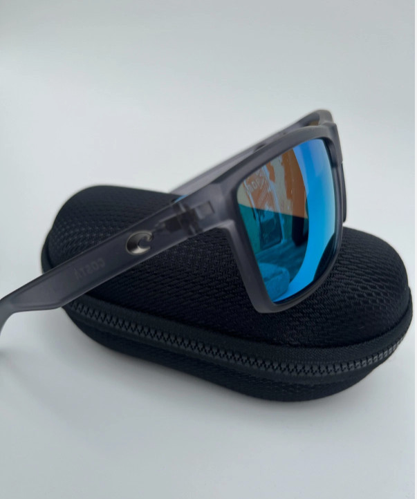 COSTA polarized – Smoke-Clear Frame W/ Blue Polarized Sunglasses 580