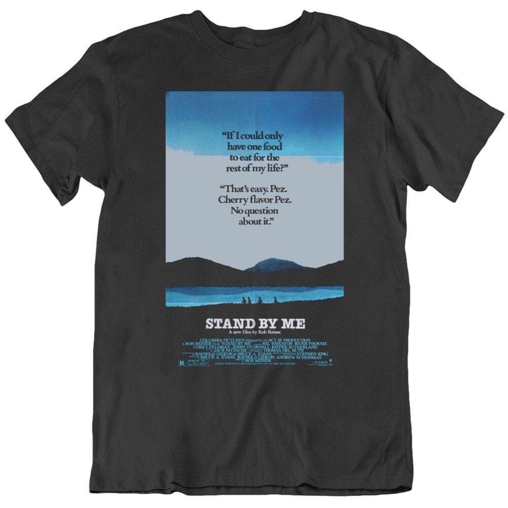 Stand By Me 1980s Comedy Movie Film Vintage Poster T Shirt