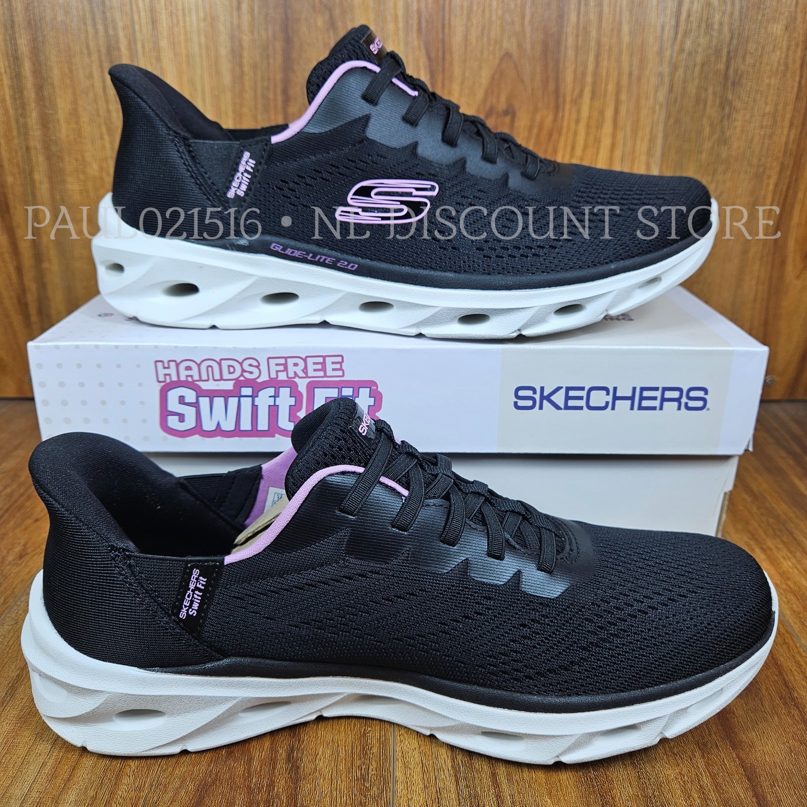 SKECHERS Women’s Hands Free Swift Fit Shoes ~ Black ~ Various Sizes