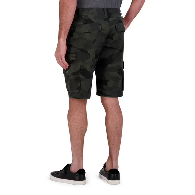 Iron Co Men’s Stretch Multi Pocket Cargo Short Size 36 Jungle Camo