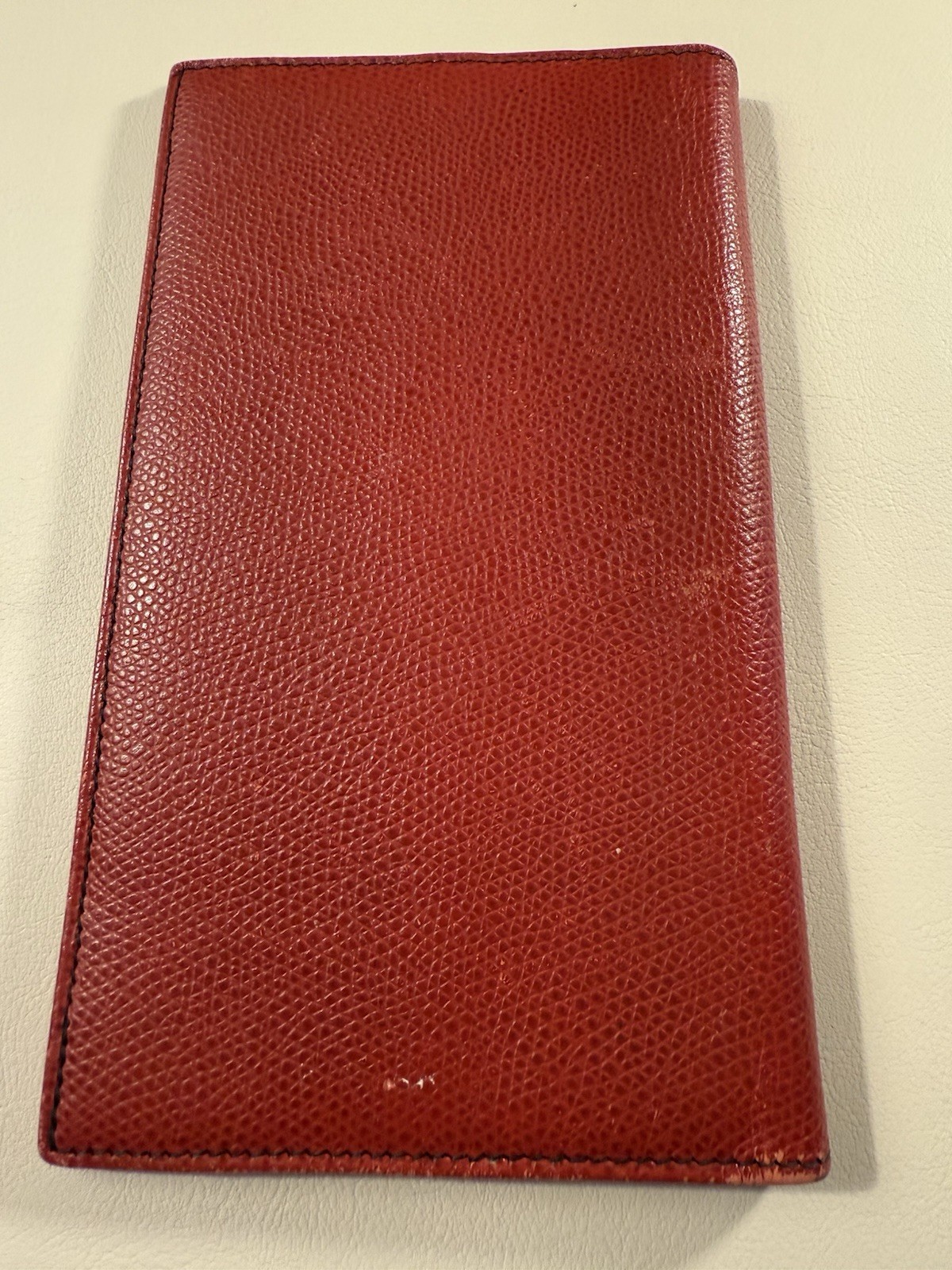 CELINE RED LEATHER PASSPORT PORTFOLIO/COA INCLUDED/PRELOVED!!