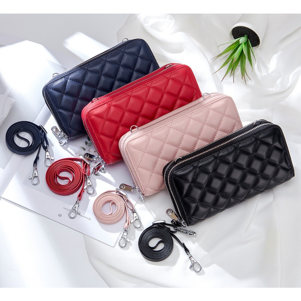 Womens Small Crossbody Bag Genuine Leather Shoulder Handbag Zip Cellphone Wallet