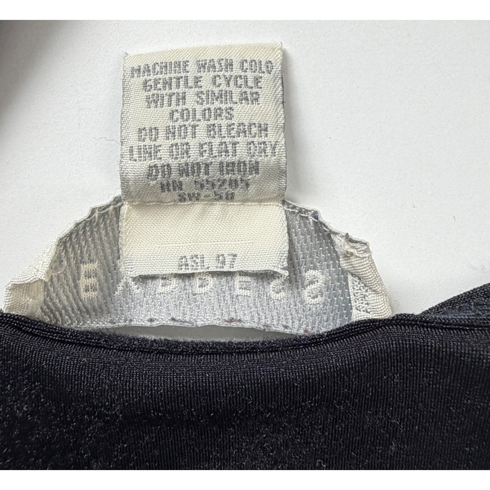 90’s Vintage Express Tricot Tank Top Women Black Crossover Strap Size S