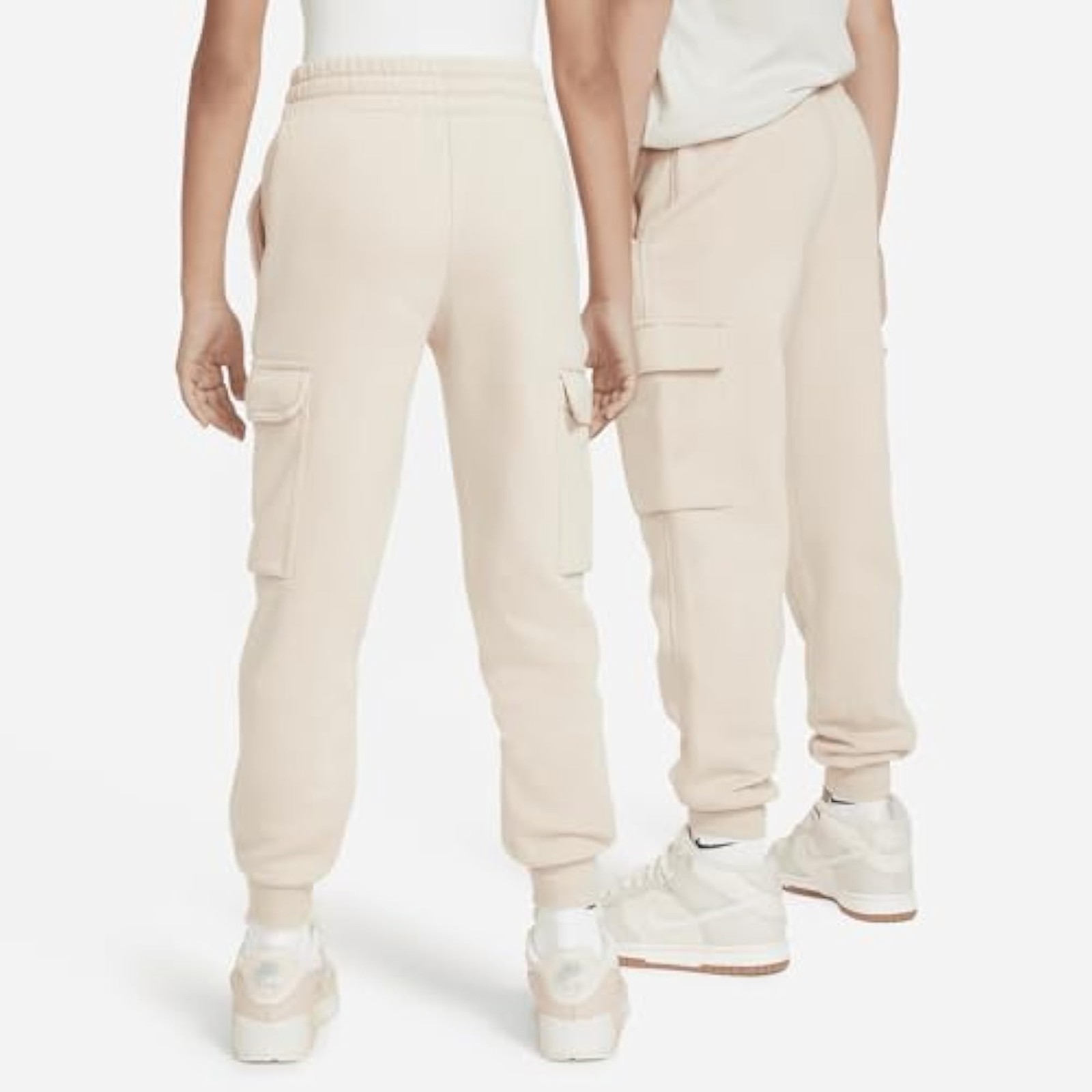 Nike Sportswear Club Fleece Big Kids’ Cargo Pants (FD3012-126, Sanddrift/Sanddri